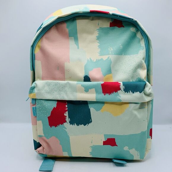 Thirty-One School Backpack Painted Streaks Abstract Modern Classic  15 x 13 x 6" - Picture 3 of 13